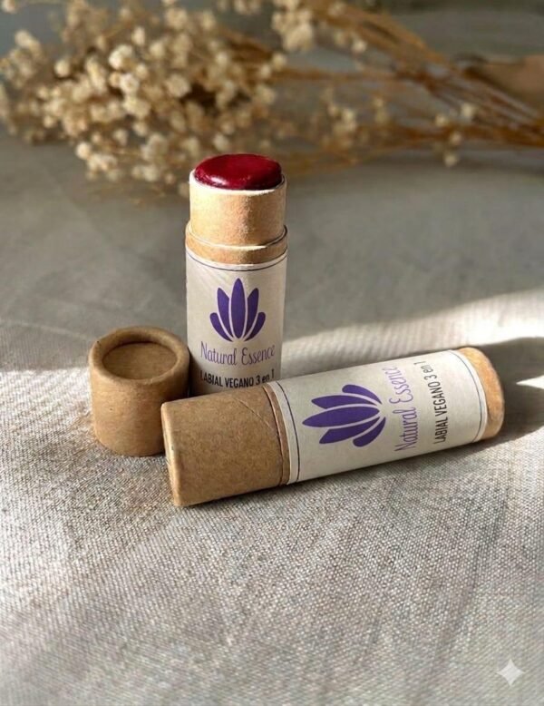 labial rojo Labial vegano 3 en 1. Contenido 12g